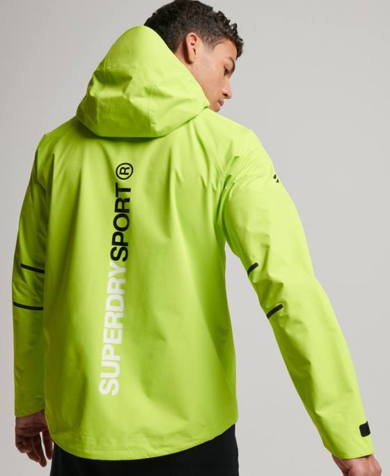 Superdry jachetă impermeabilă îmbrăcăminte verde bărbați JX0Z962