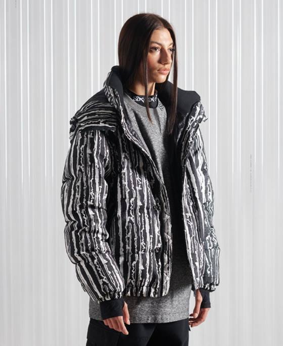 Superdry jachetă jacquard sdx ediție limitată îmbrăcăminte negru bărbați JX0Z4762