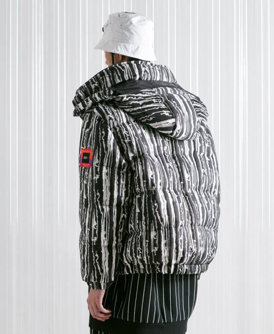 Superdry jachetă jacquard sdx ediție limitată îmbrăcăminte negru bărbați JX0Z4762