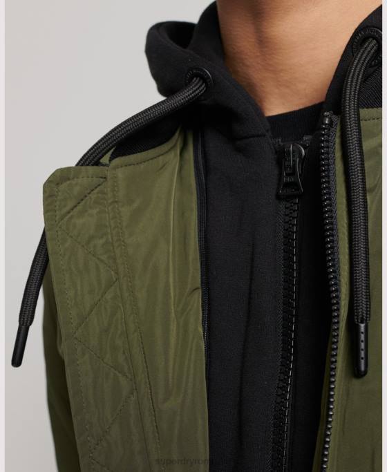 Superdry jachetă militară aviator îmbrăcăminte kaki bărbați JX0Z1144