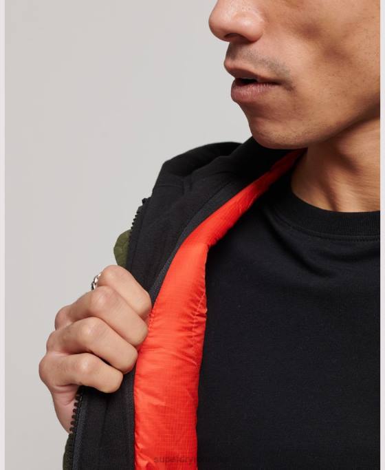 Superdry jachetă militară aviator îmbrăcăminte kaki bărbați JX0Z1144