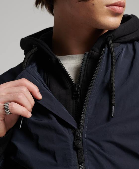 Superdry jachetă militară aviator îmbrăcăminte marina bărbați JX0Z4741