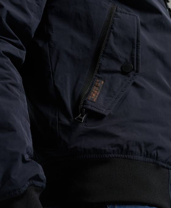 Superdry jachetă militară aviator îmbrăcăminte marina bărbați JX0Z4741