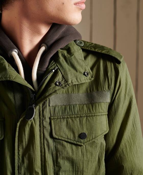 Superdry jachetă militară m-65 îmbrăcăminte verde bărbați JX0Z4495