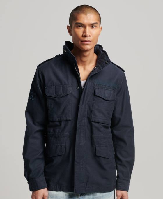 Superdry jachetă militară m65 îmbrăcăminte marina bărbați JX0Z1130