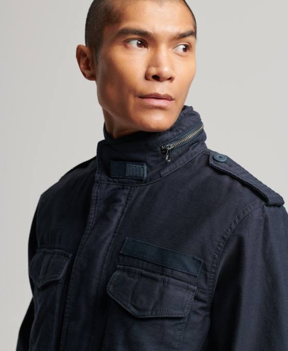 Superdry jachetă militară m65 îmbrăcăminte marina bărbați JX0Z1130