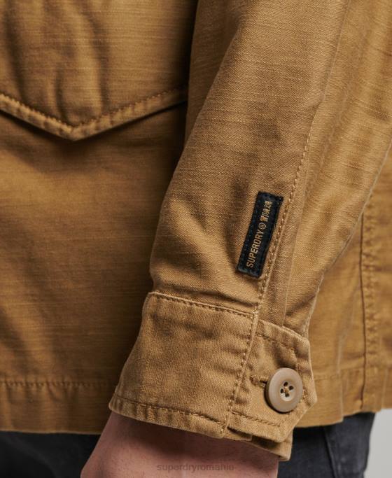 Superdry jachetă militară vintage m65 îmbrăcăminte bronzat bărbați JX0Z955