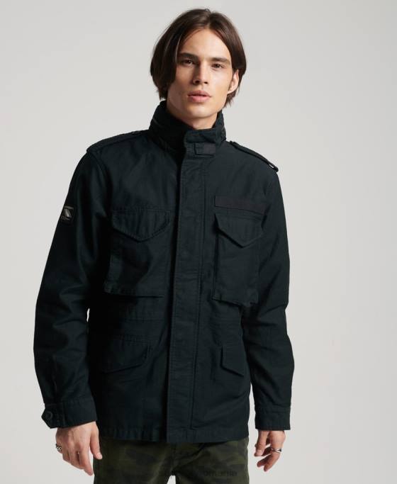 Superdry jachetă militară vintage m65 îmbrăcăminte gri inchis bărbați JX0Z947