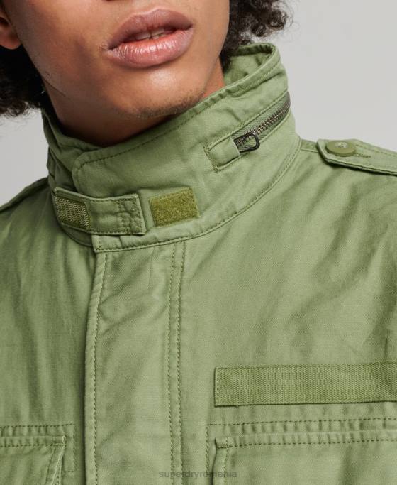 Superdry jachetă militară vintage m65 îmbrăcăminte verde bărbați JX0Z928