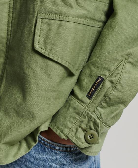 Superdry jachetă militară vintage m65 îmbrăcăminte verde bărbați JX0Z928