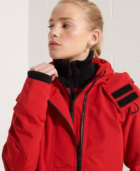 Superdry jachetă ottoman sd-windcheater îmbrăcăminte roșu femei JX0Z5676