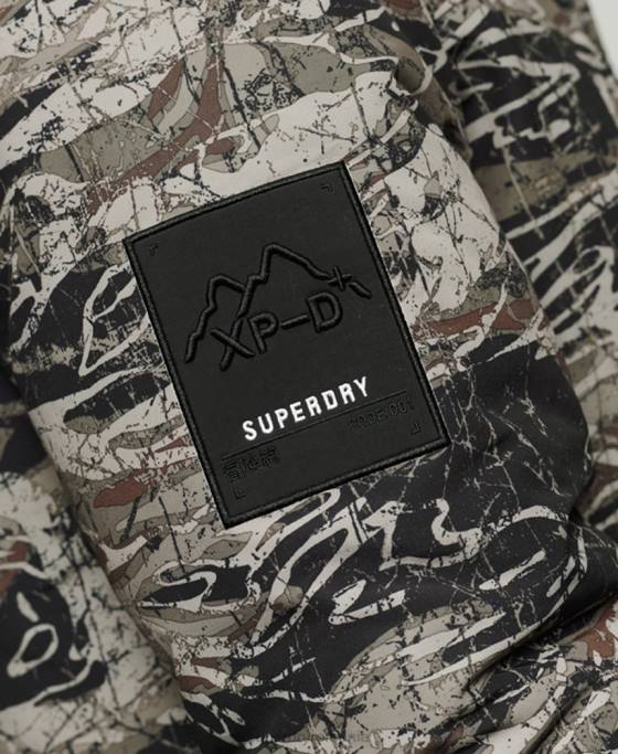 Superdry jachetă parka Everest cu glugă din blană artificială îmbrăcăminte verde bărbați JX0Z4547