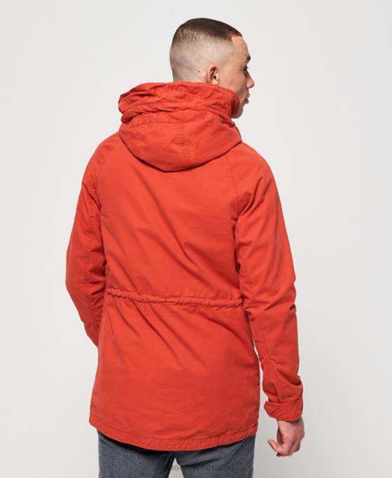 Superdry jachetă parka aviator rookie îmbrăcăminte portocale bărbați JX0Z1202