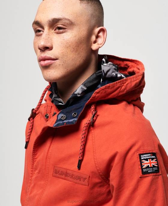 Superdry jachetă parka aviator rookie îmbrăcăminte portocale bărbați JX0Z1202