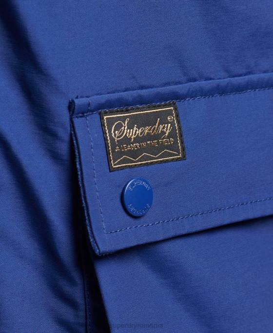 Superdry jachetă parka căptușită de munte îmbrăcăminte marina bărbați JX0Z4480