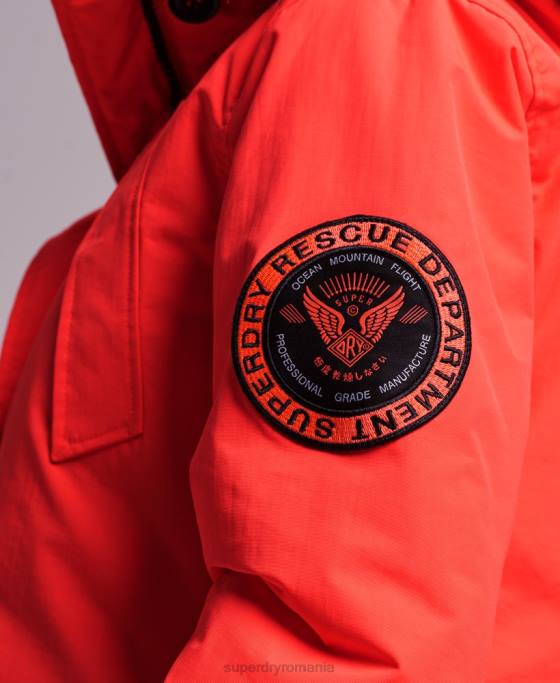Superdry jachetă parka everest îmbrăcăminte coral femei JX0Z5648