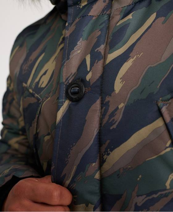 Superdry jachetă parka everest îmbrăcăminte kaki bărbați JX0Z4602