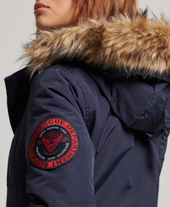 Superdry jachetă parka everest îmbrăcăminte marina femei JX0Z5570