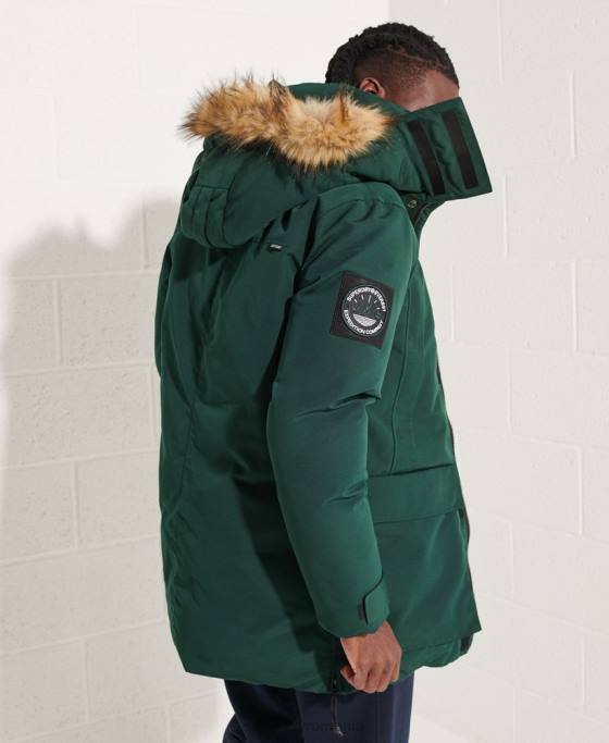 Superdry jachetă parka everest îmbrăcăminte verde bărbați JX0Z4588