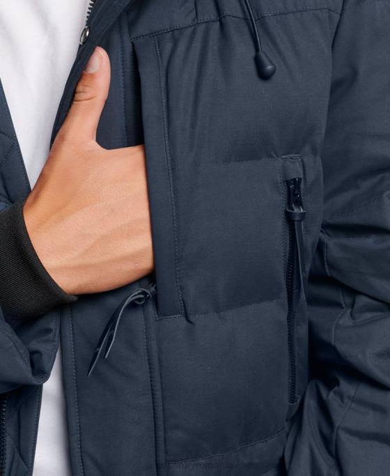 Superdry jachetă parka expediție din microfibră îmbrăcăminte marina bărbați JX0Z4596