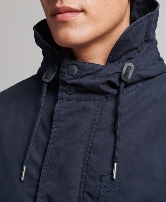 Superdry jachetă parka militară coadă de pește îmbrăcăminte marina bărbați JX0Z4482