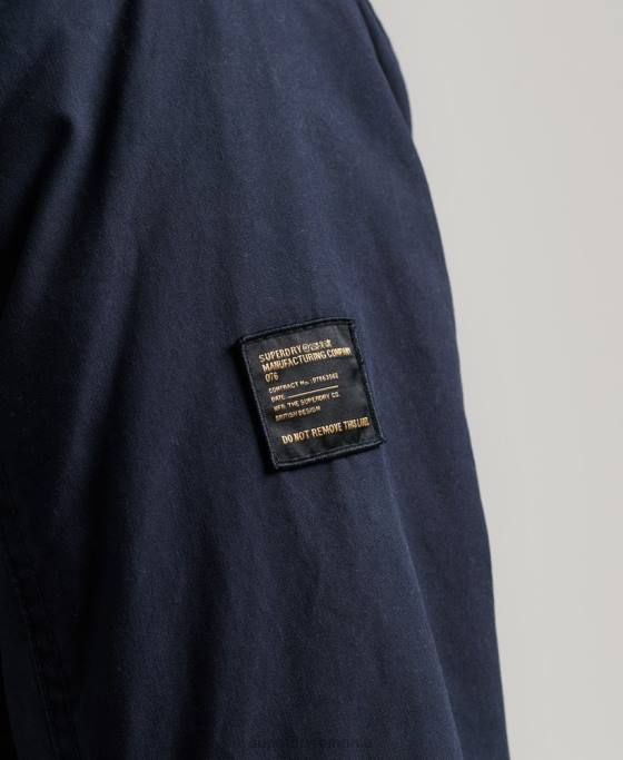 Superdry jachetă parka militară coadă de pește îmbrăcăminte marina bărbați JX0Z4482