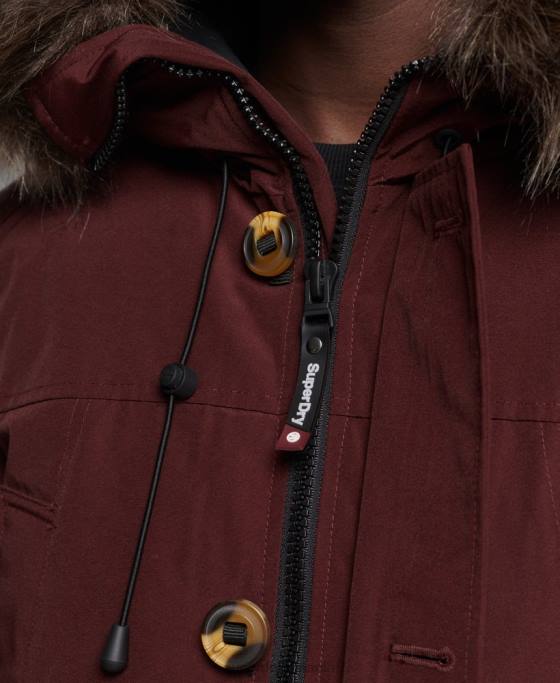 Superdry jachetă parka pentru începători îmbrăcăminte Violet bărbați JX0Z1185