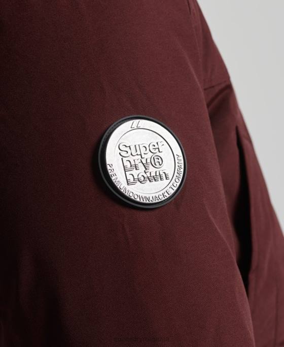 Superdry jachetă parka pentru începători îmbrăcăminte Violet bărbați JX0Z1185