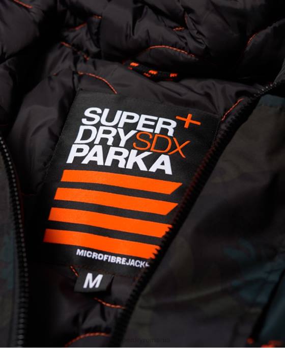 Superdry jachetă parka îmbrăcăminte verde bărbați JX0Z1134