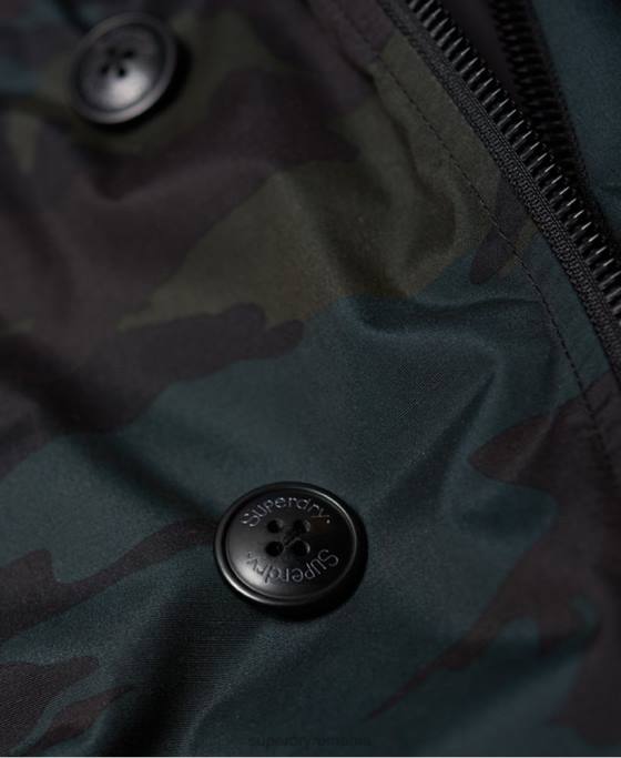 Superdry jachetă parka îmbrăcăminte verde bărbați JX0Z1134