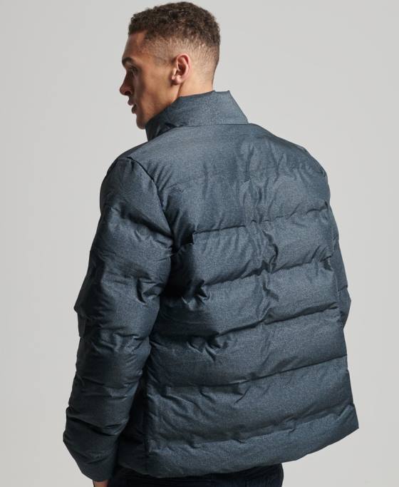 Superdry jachetă pilota radar suprem îmbrăcăminte gri inchis bărbați JX0Z4562