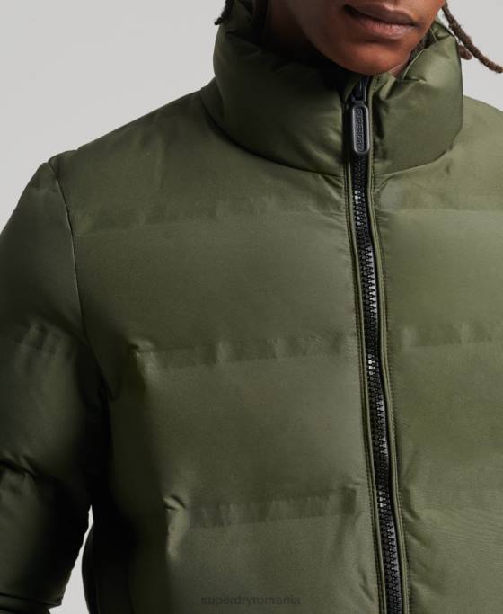 Superdry jachetă pilota radar suprem îmbrăcăminte verde bărbați JX0Z4595