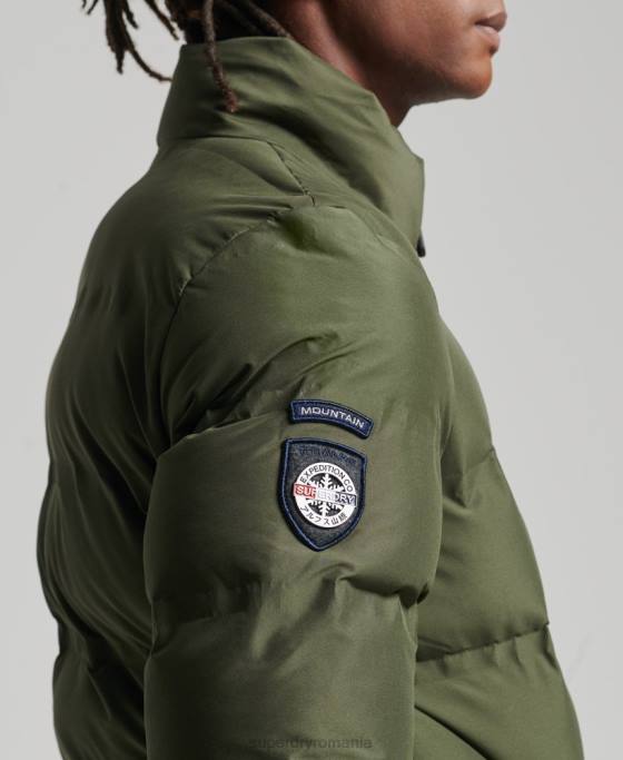 Superdry jachetă pilota radar suprem îmbrăcăminte verde bărbați JX0Z4595