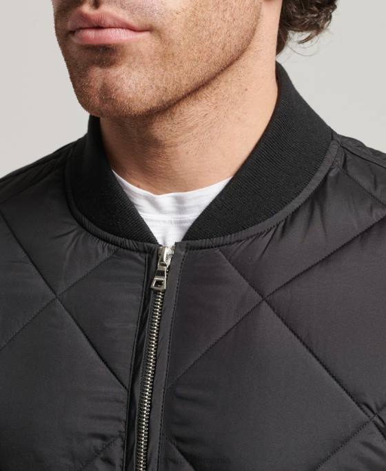 Superdry jachetă pilota ușoară studios îmbrăcăminte negru bărbați JX0Z4464