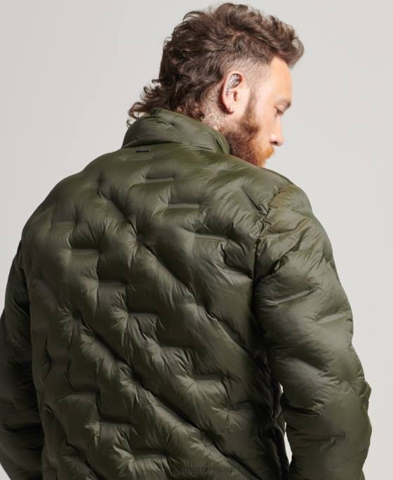 Superdry jachetă pilotă termoetanșată îmbrăcăminte verde bărbați JX0Z4650