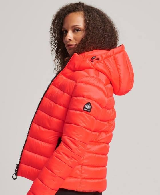 Superdry jachetă puf clasică cu glugă îmbrăcăminte coral femei JX0Z3790