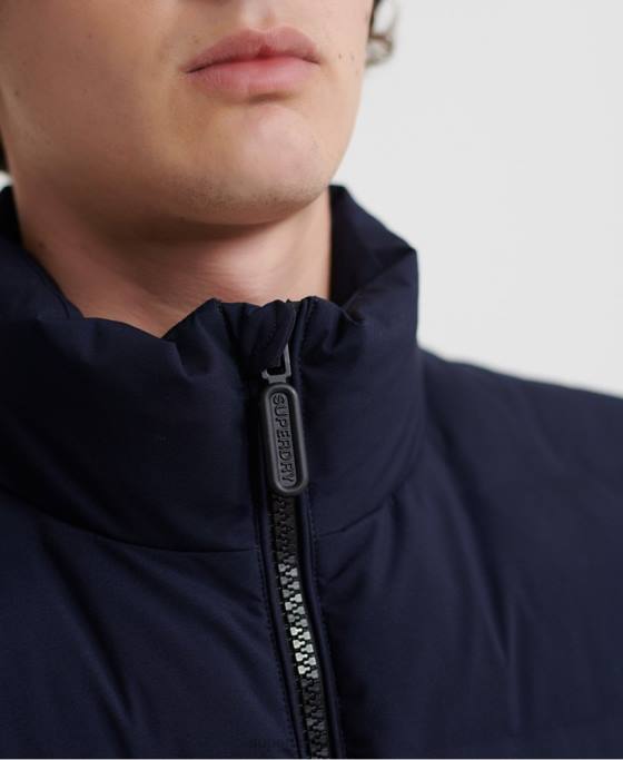 Superdry jachetă puf cu pilotă ultimate radar îmbrăcăminte marina bărbați JX0Z4735