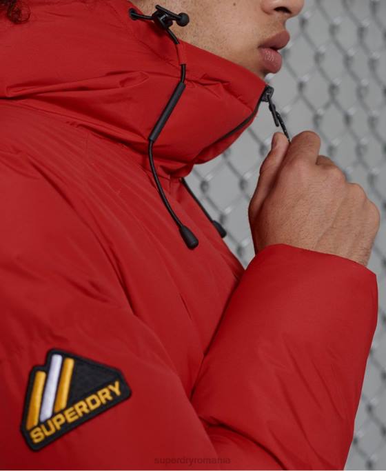 Superdry jachetă puf evolution îmbrăcăminte roșu bărbați JX0Z4788