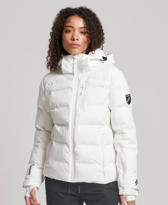 Superdry jachetă puf motion pro îmbrăcăminte alb femei JX0Z3638