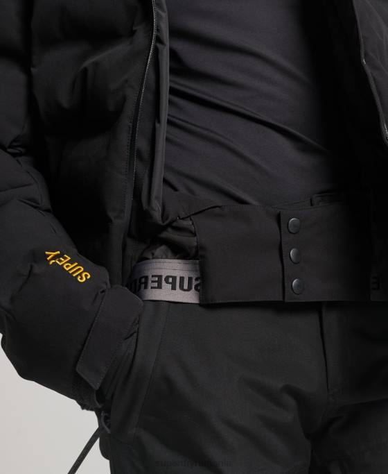 Superdry jachetă puf motion pro îmbrăcăminte negru femei JX0Z3637