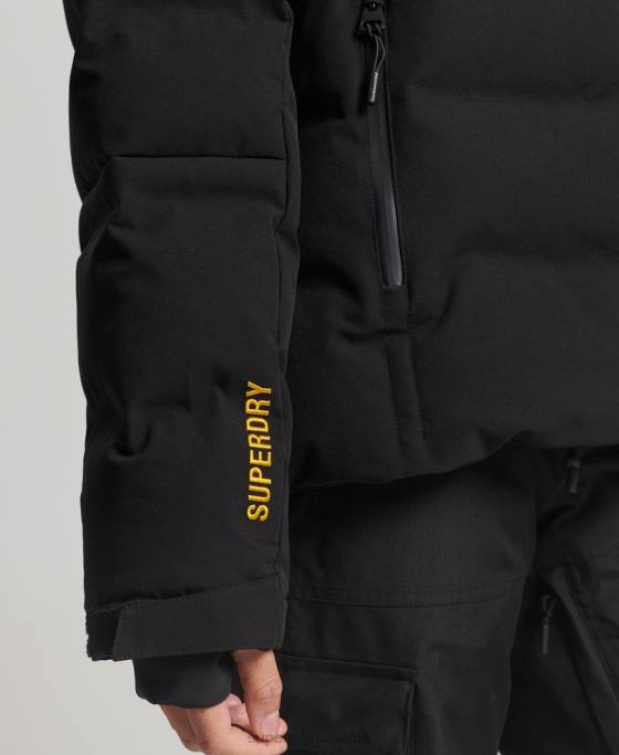 Superdry jachetă puf motion pro îmbrăcăminte negru femei JX0Z3637