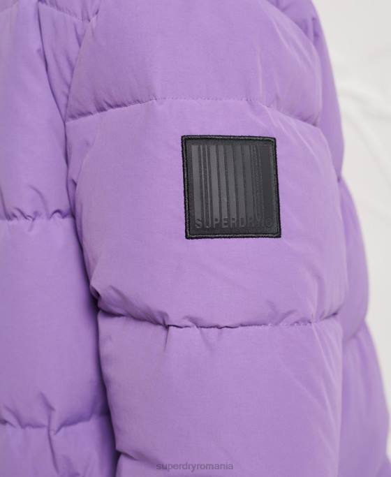 Superdry jachetă puf yama-no-kami îmbrăcăminte Violet bărbați JX0Z4629