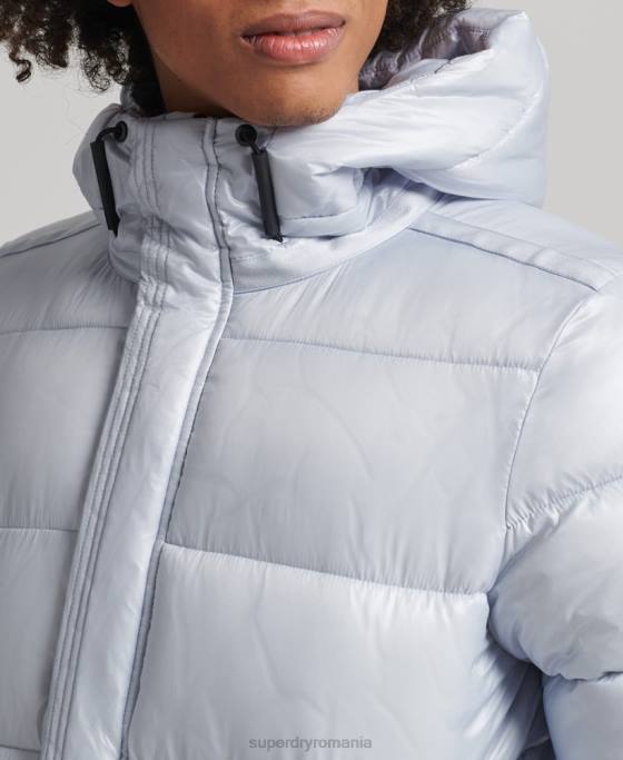 Superdry jachetă puff de lux xpd sports îmbrăcăminte albastru deschis bărbați JX0Z4579