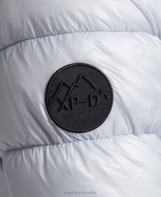 Superdry jachetă puff de lux xpd sports îmbrăcăminte albastru deschis bărbați JX0Z4579