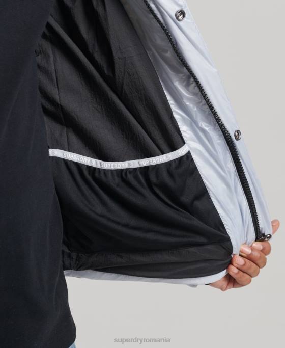 Superdry jachetă puff de lux xpd sports îmbrăcăminte albastru deschis bărbați JX0Z4579