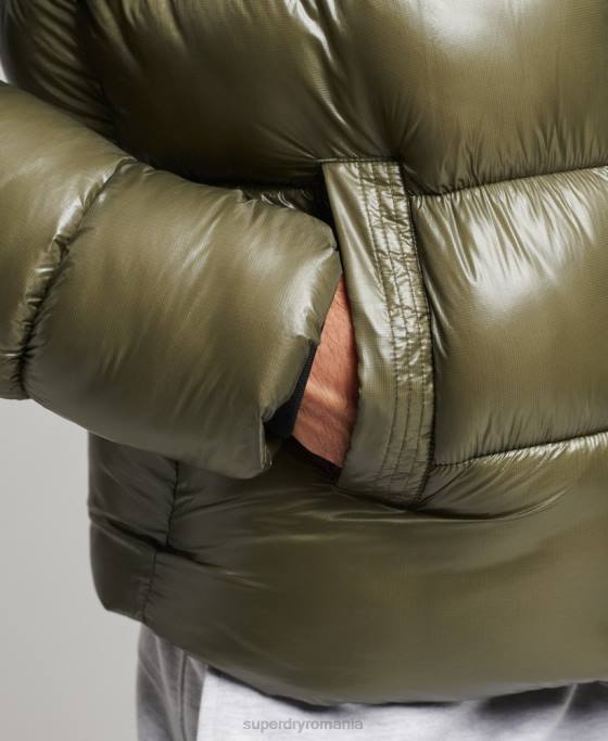 Superdry jachetă puff de lux xpd sports îmbrăcăminte verde bărbați JX0Z4648