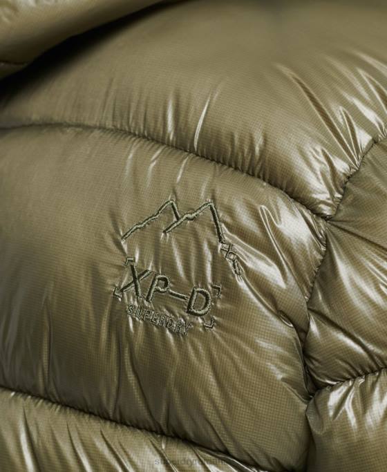 Superdry jachetă puff de lux xpd sports îmbrăcăminte verde bărbați JX0Z4648