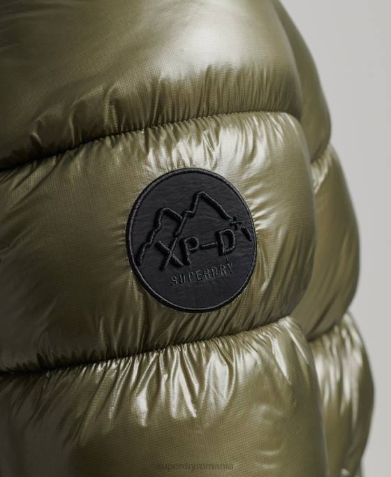 Superdry jachetă puff de lux xpd sports îmbrăcăminte verde bărbați JX0Z4648