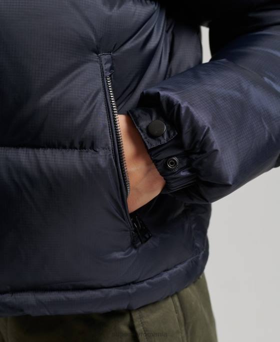 Superdry jachetă puffer cod sport îmbrăcăminte marina femei JX0Z5507