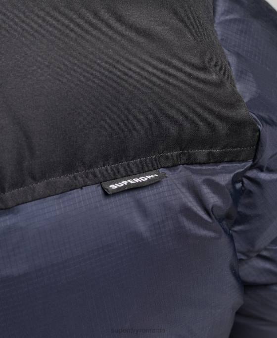 Superdry jachetă puffer cod sport îmbrăcăminte marina femei JX0Z5507